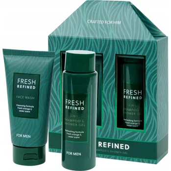 Kosmetická sada SVĚŽÍ RAFINOVANÁ ZESTAW DLA MĘŻCZYZNY DÁREK PRO NĚJ GEL A MLÉKO