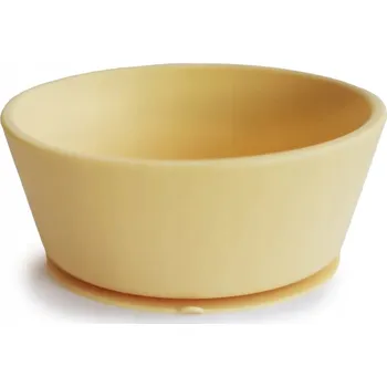 MUSHIE Silikonová miska s přísavkou Pale Daffodil
