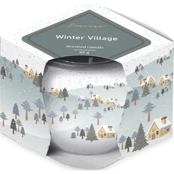 Svíčka Svíčka sklo 70x62mm vonná Winter Wonderland 961118