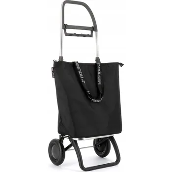 Nákupní taška Nákupní vozík ROLSER Mini Bag černý, skládací taška na kolečkách