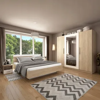 Ložnicová sestava Ložnicová sestava Matisa 180 - dub sonoma/bílá