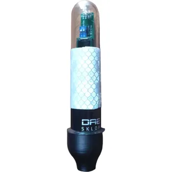 Signalizátor záběru Daemons náhradní tubus s elektronikou pro bójku Daemons 05 RS červená se sensorem a vypínačem