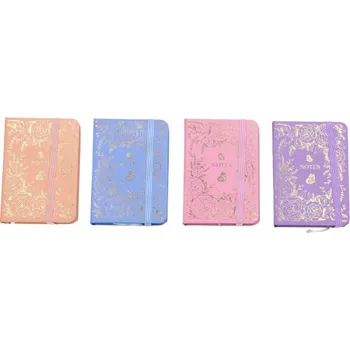 Blok Notes linkovaný A7 s gumičkou 80 stran jednobarevný 961184