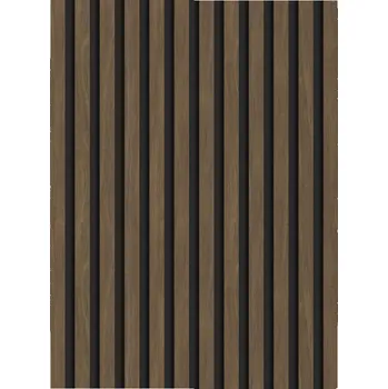 Obklad Mexen Lam-B stěnové lamely 275 x 30 cm, HDF deska 4 mm, technická dýha, Kakaový ořech - S100-275307-3015-018 Lamely