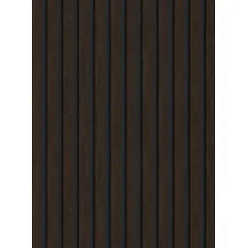 Obklad Mexen Lam-B nástěnné lamely 275 x 30 cm, deska HDF 4 mm, technická dýha, Eben Hnědý - S100-275307-3015-022 Lamely