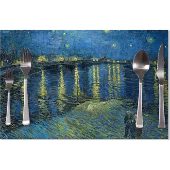 prostírání Sablio Prostírání Hviezdna noc nad Rhônou - Vincent van Gogh: 40x30cm