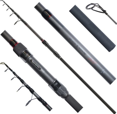 Prut Daiwa Black Widow Tele Carp 3,6 m - 2,5 lbs