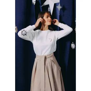 Dámská mikina Mikina Asata Ecru Kozoroh, XS