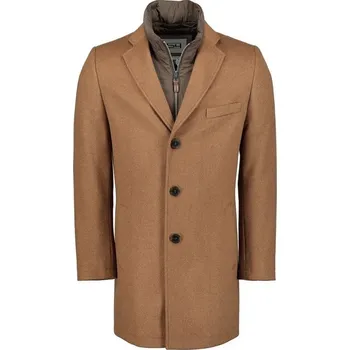 Pánský zimní kabát Pánský zimní kabát 74381 S4 vlněný hnědý S4 ODE-S4-74381-0210 - 156