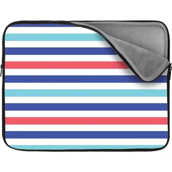 pouzdro na notebook Sablio Obal na notebook Barevné veselé pruhy - 17"