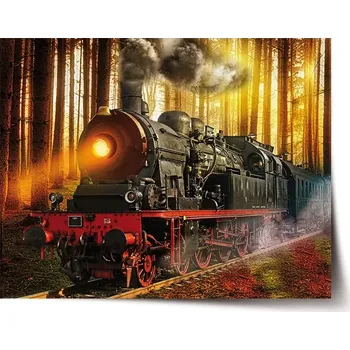 Plakát Sablio Plakát Lokomotiva 2 - 60x40 cm