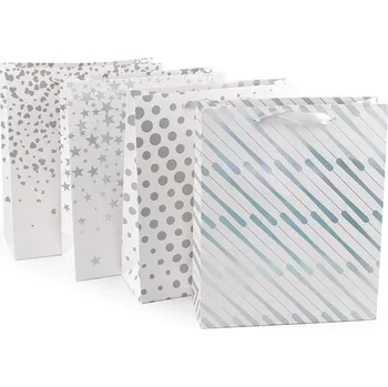 Dárková krabička Dárková taška Bílá střední velikost Lifestyle F790186