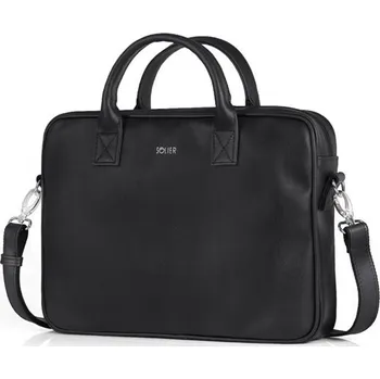 Solier pánská taška přes rameno CARLOW Černá Solier 97k-cube