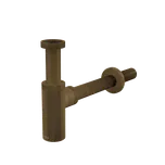 Alca Sifon umyvadlový DN 32 DESIGN, kulatý, kov, bronz-antic A400ANTIC