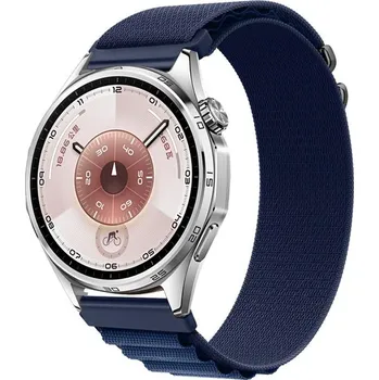 Příslušenství k chytrým hodinkám DUX 125986 NYLON Vyměnitelný řemínek pro Huawei Watch GT 5 46mm / GT 6 46mm tmavě modrý
