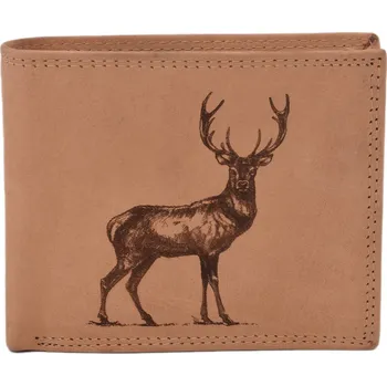 Peněženka Pánská peněženka MERCUCIO natural vzor 4 jelen celý 2911911