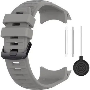 Řemínek na hodinky Silikonový řemínek Ricardo 26mm (pro Garmin Instinct 2X), šedý