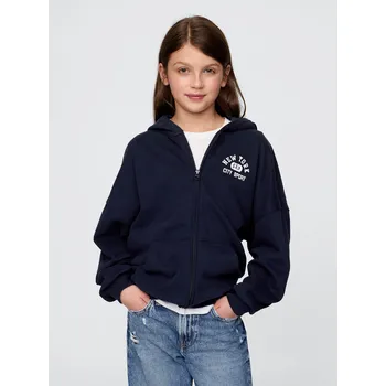 Pánská mikina GAP Dívčí Dětská oversize mikina Americana 745909-00 Velikost: M Tričko zdarma při nákupu nad 3000,-!