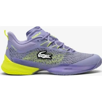 Pánská tenisová obuv Pánská tenisová obuv LACOSTE 2025 FW AG-LT23 ULTRA All court Purple/Yellow Velikost: 45