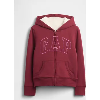 Pánská mikina GAP Dívčí Dětská zateplená mikina Logo Fleece 790007-00 Velikost: M Tričko zdarma při nákupu nad 3000,-!
