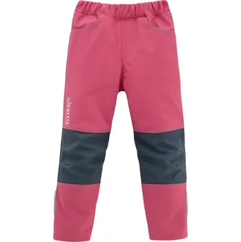 ESITO | Dětské softshellové kalhoty DUO Pink - růžová / 128 Barva: růžová, Velikost: 86