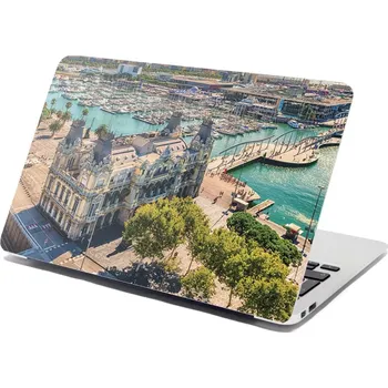 samolepka Sablio Samolepka na notebook Barcelona Přístav - 29x20 cm