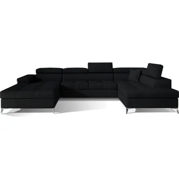 Sedací souprava Levostranná rohová sedací souprava Eduardo s rozkládací funkcí delfín a úložným prostorem - ELTAP kronos 07, kronos 07 345x70 cm