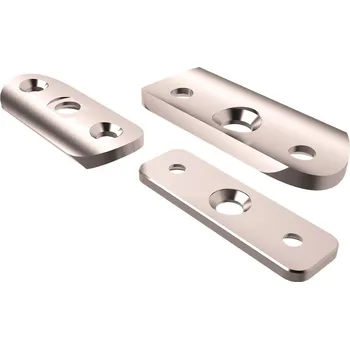 Zábradlí Upevňovací destička na zábradlí, nerez prohnutá (na trubku o průměru 42,4 mm)