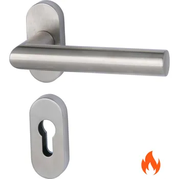 Dveřní kování Klika s úzkou rozetou Südmetall Ronny II-R, TopSpeed, požární Klika/klika