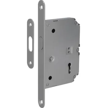 Dveřní kování Zámek pro posuvné dveře Südmetall, obyčejný klíč Mosaz lakovaná