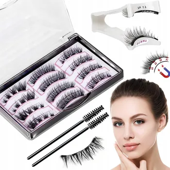 Umělé řasy Magnetické Řasy 3 páry + aplikátor + kartáček na řasy
