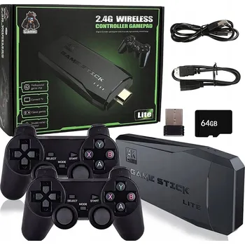 Herní zařízení Mini retro herní konzole s 20000 hrami, video emulátor, 2 ovladače, HDMI