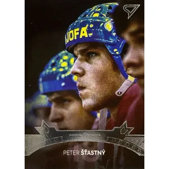 Sběratelská karetní hra řadová karta PETER ŠŤASTNÝ 19-20 SZ Pocta Legendám Ser.2 číslo B18