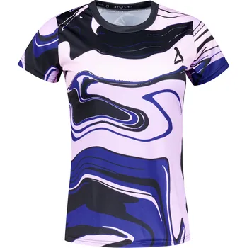 Dámské tričko Dámské funkční triko premium ALTISPORT VOJ/ALW099TR01 ČERNOFIALOVÁ M