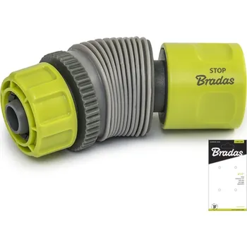 Zavlažovač BRADAS Flexibilní rychlospojka 1/2" LIME LINE se stopem