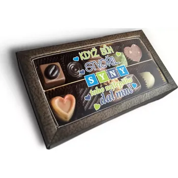 Bonboniéra Sablio Pralinky Když Bůh stvořil syny - 10 ks pralinek