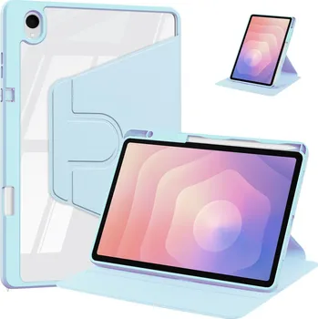 Pouzdro na tablet VSECHNONAMOBIL 125920 CRYSTAL FLEXI Zaklápěcí obal pro Samsung Galaxy Tab S11 světle modrý