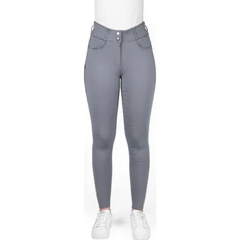 Jezdecké kalhoty EQUITHÈME Rajtky Mila Equithème, s gripem, dámské, grey 40