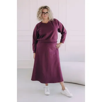Dámská sukně Sukně Mosi Bordo Plus, XXL