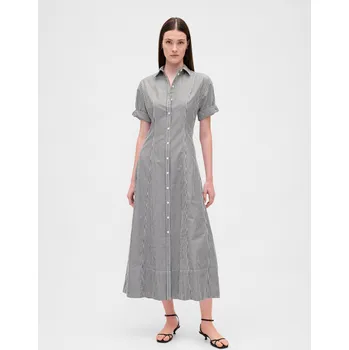 Dámské šaty GAP Dámské Košilové popelínové midi šaty 797875-00 Velikost: XXS Tričko zdarma při nákupu nad 3000,-!