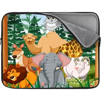 pouzdro na notebook Sablio Obal na notebook Zoo - 17"
