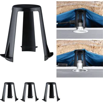 Lampička Paulmann distanční podložka pro vestavná svítidla, 6,2 - 9 cm, 3 kusy černá