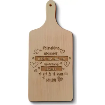 Kuchyňské prkénko Sablio Prkénko Valentýna neslavíme ...