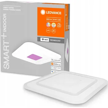 Čtvercový stropní reflektor Ledvance bílý