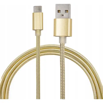 Datový kabel Kabel LTC USB - USB typ C 1 m zlatý