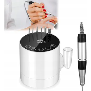 BRUSKA SILNÁ PROFESIONÁLNÍ MANIKÚRA PEDIKÚRA 50W FRÉZY SADA