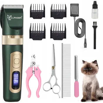 Kosmetika pro psa STROJEK NA STŘÍHÁNÍ ZVÍŘAT PES KOČKA PROFESIONÁLNÍ TICHÝ BEZPEČNÝ