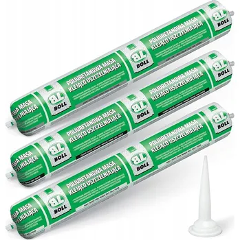 Průmyslové lepidlo Boll Polyuretanový tmel a lepidlo bílé 600 ml