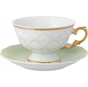 Šálek s podšálkem na čaj Alaska Circus Green Ćmielów