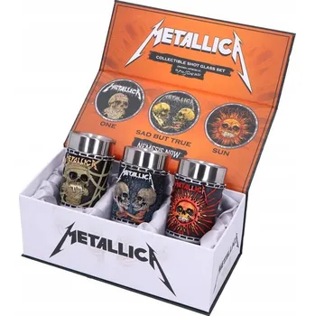 Sklenice Metallica Panákové Skleničky Pushead Art 3-Pack
